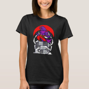 Camiseta Retro Gamer 8 Bits Werewolf Howling Moon Wolf V