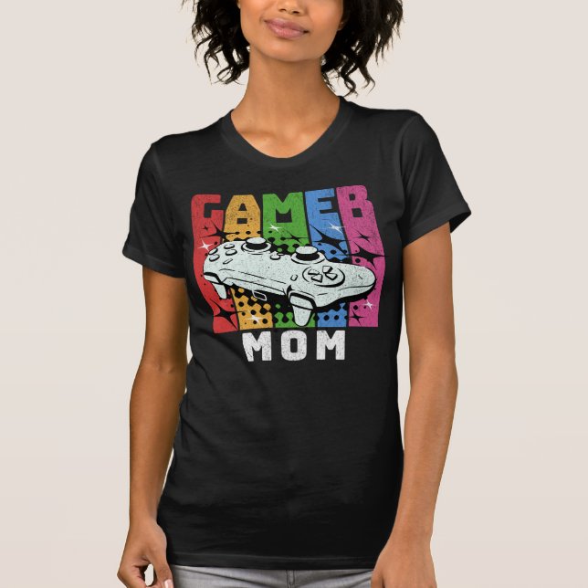 Camiseta Retro Gamer Mãe (Frente)