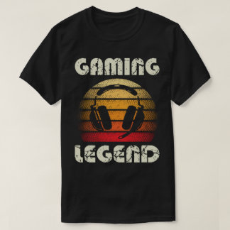 Camiseta Retro Gaming Legend Design