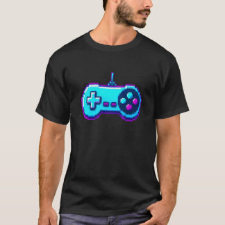 Camiseta Retro Gaming Pixel Controller