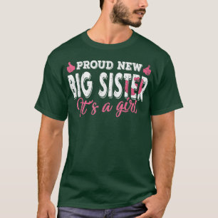 Camiseta Retro Gênero Revela Nova Irmã Orgulhosa É uma Gi
