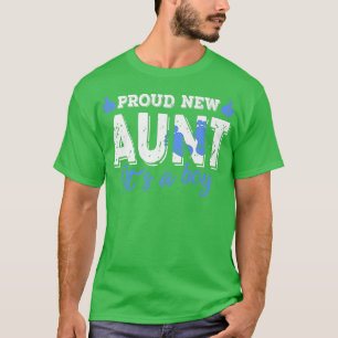 Camiseta Retro Gênero Revela Orgulhosa Nova Tia É Um Menino