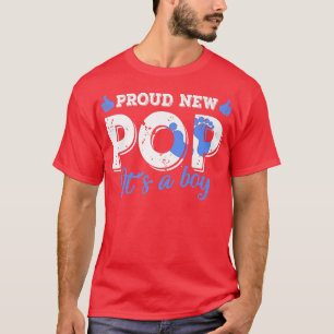 Camiseta Retro Gênero Revelam Nova Pop Orgulhosa É um Menin