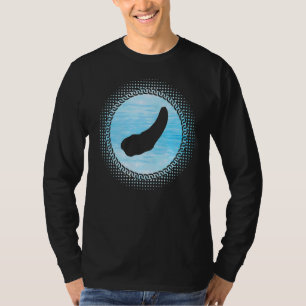 Camiseta Retro Geoduck Dizendo Saltwater Gooey Clam