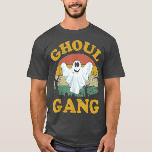 Camiseta Retro Ghoul Ghost Boo Spider Candy Hallow