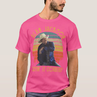 Camiseta Retro Gift Jackson Keepin_ It Country Alan