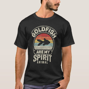 Camiseta Retro Goldfish É Meu Espírito Animal Fish