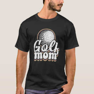 Camiseta Retro Golf Mamãe Desperta Mãe Para O Dia Das Mães