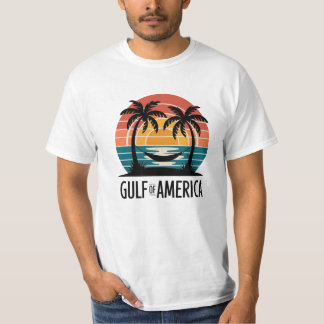 Camiseta Retro Golfo da América Sunset Beach Vibes Tee