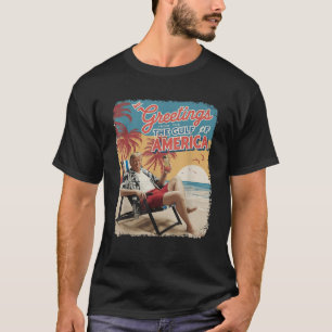Camiseta Retro Golfo Dos Estados Unidos América Est 2025