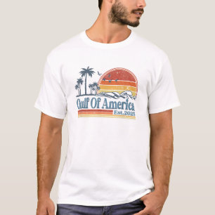 Camiseta Retro Golfo Dos EUA América 2025 Bandeira American