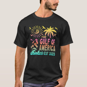 Camiseta Retro Golfo Dos EUA América Leste 2025 Bandeira Am