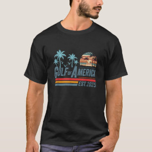 Camiseta Retro Golfo Dos EUA América Leste 2025 Bandeira Am