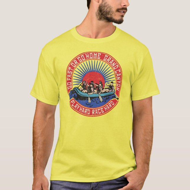 Camiseta Retro Grand Canyon Rafting. (Frente)