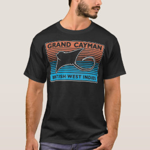 Camiseta Retro Grand Cayman Islands Stingray City Scuba Div