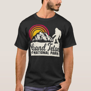 Camiseta Retro Grand Teton National Park Mountain Vintage 8