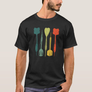 Camiseta Retro Graphic Dart Player Darts Dartboard Bullseye