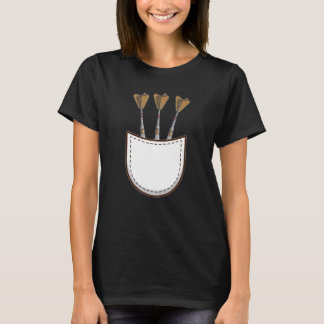 Camiseta Retro Graphic Dart Player Darts Dartboard Bullseye