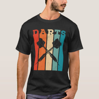 Camiseta Retro Graphic Dart Player Darts Dartboard Bullseye