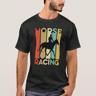 Camiseta Retro Graphic Horse Lover Equestrian Rider Horses