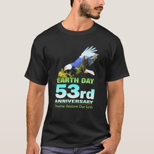 Camiseta Retro Green Eco Friendly for Earth Day 2023 Awaren (Frente)