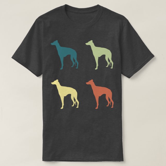 Camiseta Retro Greyhound (Frente do Design)