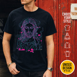 Camiseta Retro Grid Jesus Rei dos Reis Apocalipse 19:16