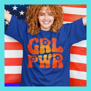 Camiseta Retro GRL PWR