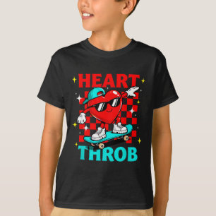 Camiseta Retro Groovy Coração Latejante Dia dos Namorados C
