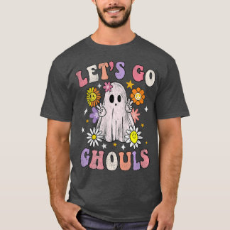 Camiseta Retro Groovy Deixa Ghouls Fantasma 70s Hippie Hall
