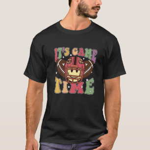 Camiseta Retro Groovy É a família do jogo Mãe Foo