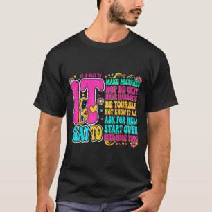 Camiseta Retrô groovy é trabalhador social de saúde mental