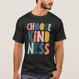 Camiseta Retro Groovy Escolha gentileza Professor Inspiraci