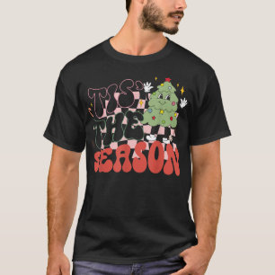 Camiseta Retro Groovy Esta É A Fu De Natal Fu