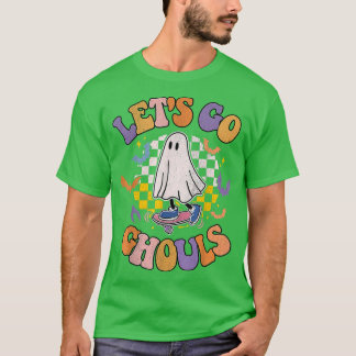 Camiseta Retro Groovy Go Ghouls Ghost 70s Hippie Hall
