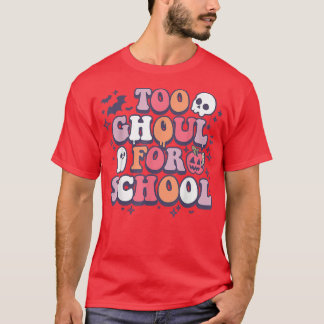 Camiseta Retro Groovy Halloween Professor Ghouls - Truque E