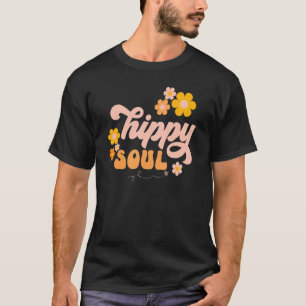 Camiseta Retro Groovy Hippie Soul Hippie Hippy
