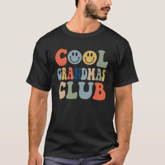 Camiseta Retro Groovy Legal Grandmas Club Enfrenta Sorriso