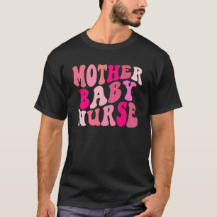 Camiseta Retro Groovy Mãe Enfermeira Feliz Valenti