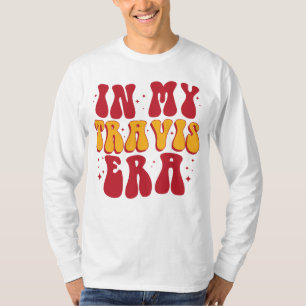 Camiseta Retro Groovy Na Minha Época Travis