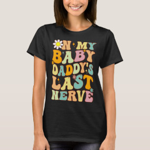 Camiseta Retro Groovy no meu Pai do bebê dos últimos pais n