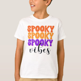 Camiseta Retro Groovy Spooky Vibes Vintage Halloween