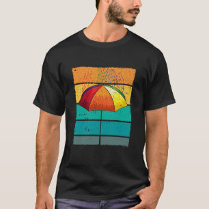 Camiseta Retro guarda-chuva Confetti para um ventilador Con