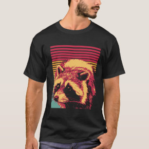 Camiseta Retro guaxinim