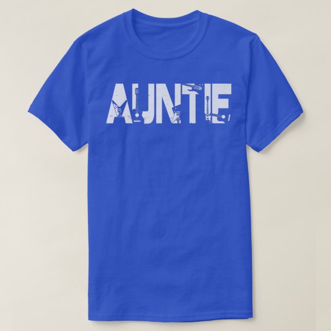 Camiseta Retro Guitarist Mother Auntie Guitar Mother's Day  (Frente do Design)
