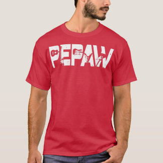 Camiseta Retro Guitarista Padre Pepaw Dia de os pais De Vio