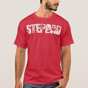 Camiseta Retro Guitarista Padre Stepdad Dia de os pais de V