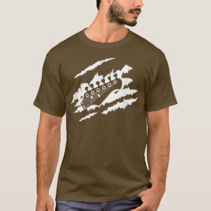 Camiseta Retro Guitarrista Bass Guitarrista