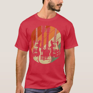 Camiseta Retro Guitarrista Instrumento Musical G