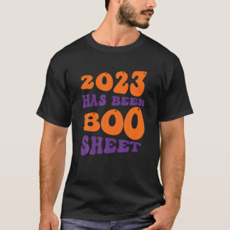 Camiseta Retro Halloween 2023 Foi Boo Sheet T Shirt
